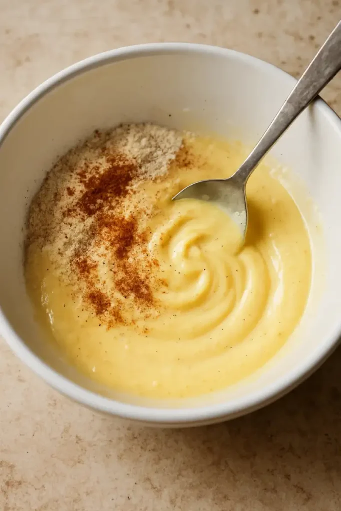 Mixing Big Mac Sauce Recipe in a bowl