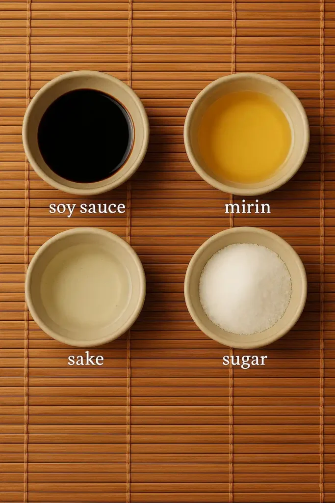 unagi sauce ingredients soy sauce mirin sake sugar